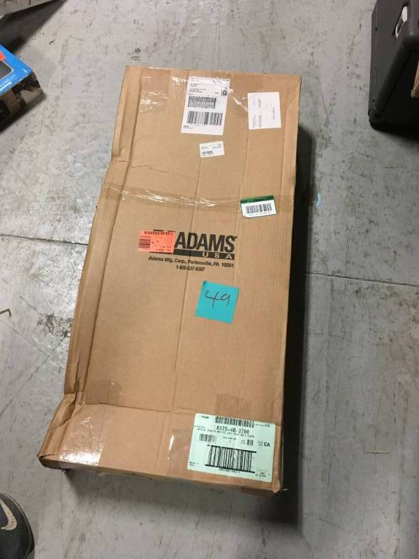 lot 49 image: Adams Manufacturing Quik-Fold Portobello Resin Plastic Outdoor Lawn Chair in good conditions