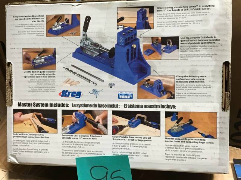lot 95 image: Kreg K4MS Jig Master System in good conditions