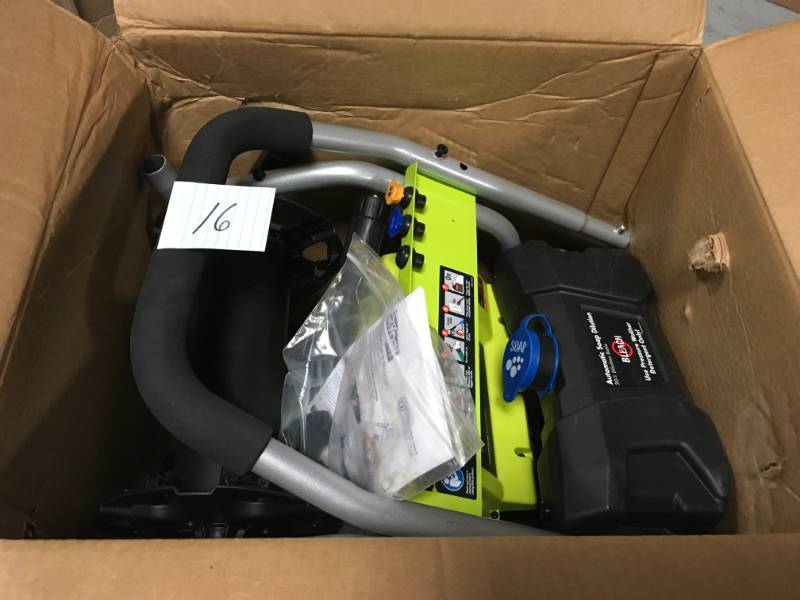 lot 16 image: RYOBI Reconditioned 2,000 PSI 1.2 GPM Electric Pressure Washer in working conditions