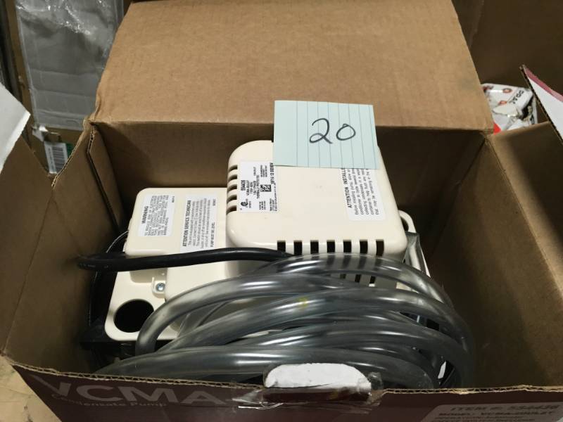lot 20 image: Little Giant VCMA-20 Condensate Removal Pump wSafety Switch 130HP in good conditions