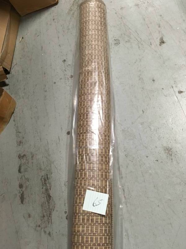 lot 65 image: Home Decorators Collection Saddlestitch CocoaNatural 5 ft. x 8 ft. Area Rug in good conditions