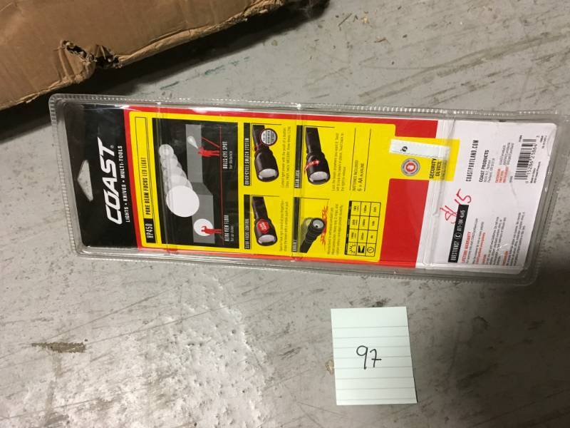 lot 97 image: Coast HP450 1400 Lumen LED Flashlight with Slide Focus in good conditions