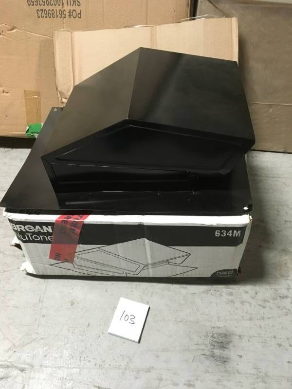 lot 103 image: Broan Roof Cap with Built-In Damper for 6 in. Round Duct in Black