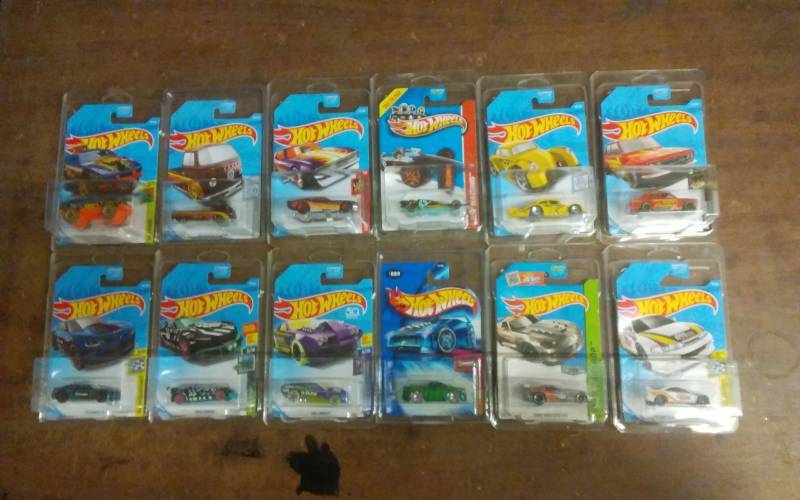 12-New Hot Wheels Cars In Original Packaging-Unopened