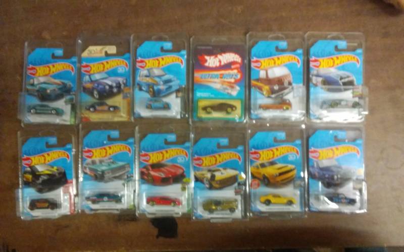 12-New Hot Wheels Cars In Original Packaging-Unopened