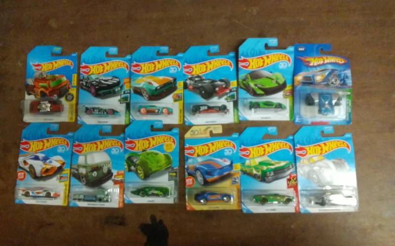 12-New Hot Wheels Cars In Original Packaging-Unopened