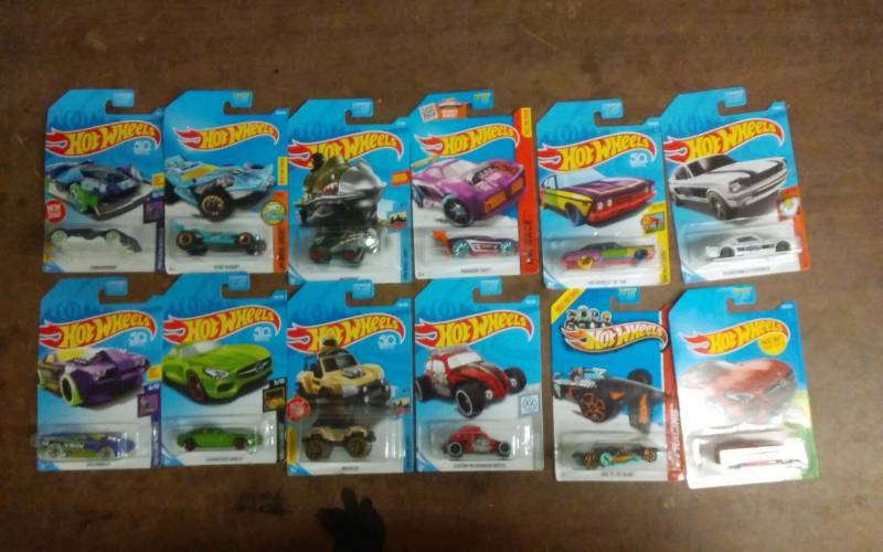 12-New Hot Wheels Cars In Original Packaging-Unopened