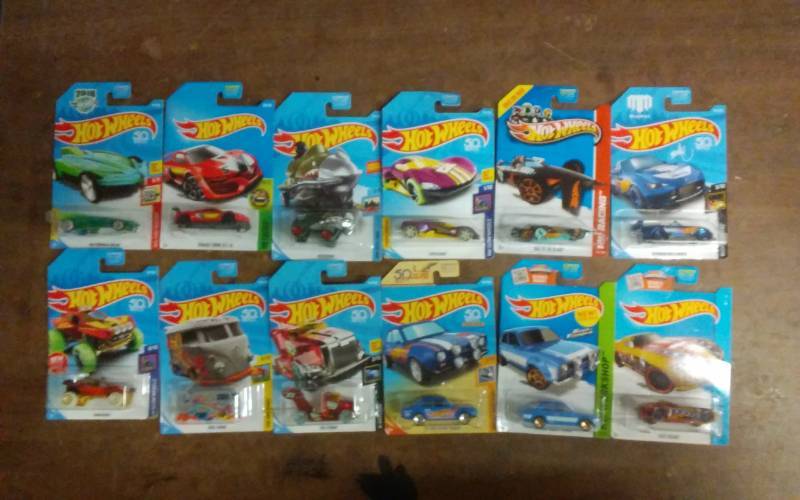 12-New Hot Wheels Cars In Original Packaging-Unopened