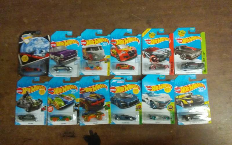 12-New Hot Wheels Cars In Original Packaging-Unopened