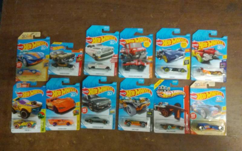 12-New Hot Wheels Cars In Original Packaging-Unopened