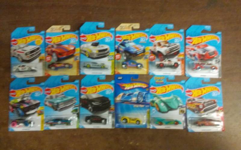 12-New Hot Wheels Cars In Original Packaging-Unopened
