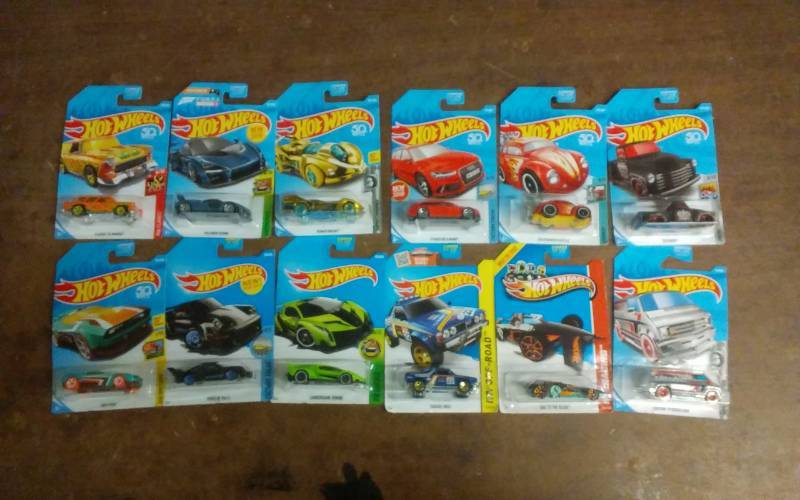 12-New Hot Wheels Cars In Original Packaging-Unopened