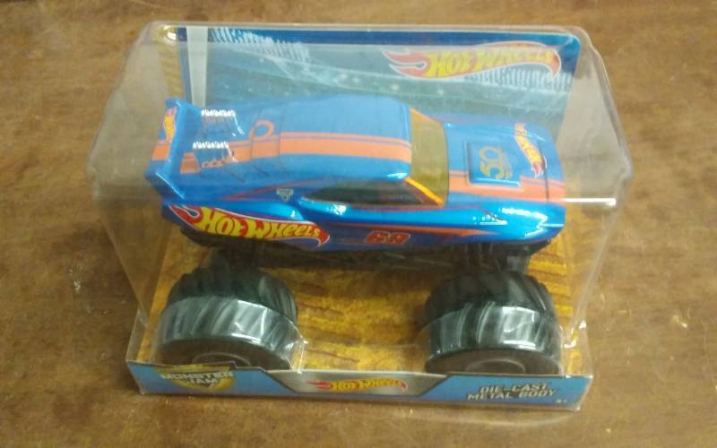 Large Die Cast Monster Jam Hot Wheels Unopened