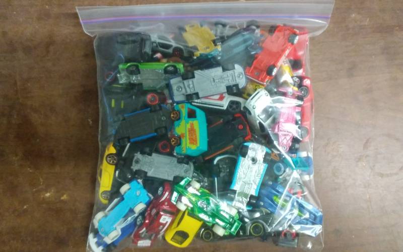 Bag Of 50 Assorted Hot Wheels Cars