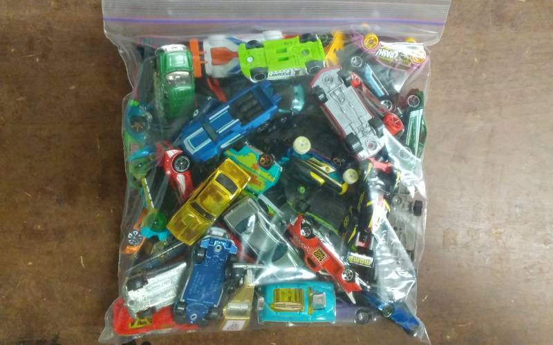 Bag Of 50 Assorted Hot Wheels Cars