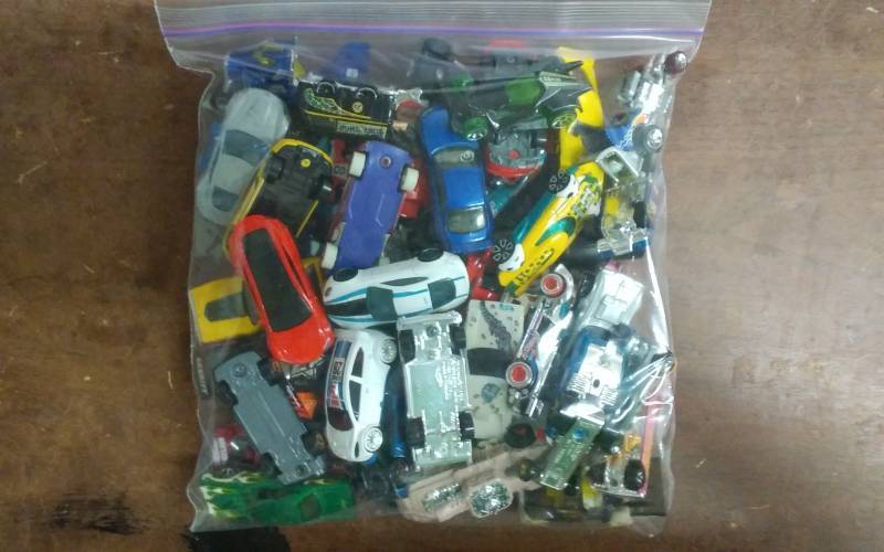 Bag Of 50 Assorted Hot Wheels Cars