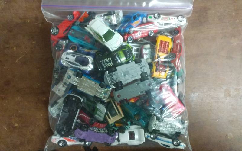 Bag Of 50 Assorted Hot Wheels Cars