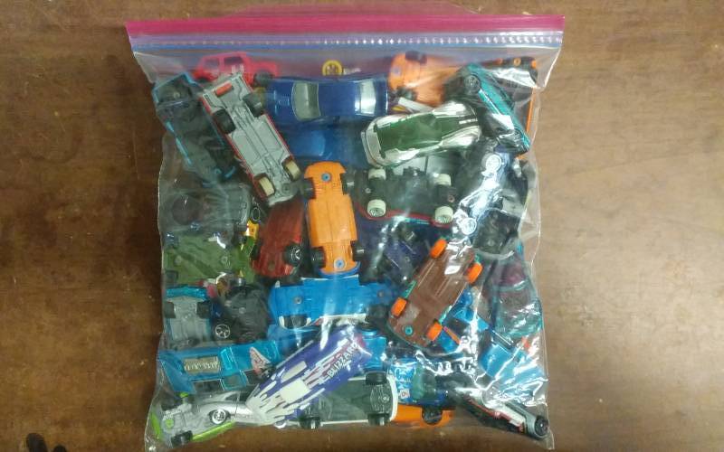 Bag Of 50 Assorted Hot Wheels Cars