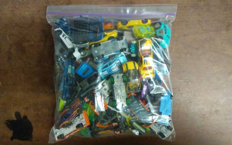 Bag Of 50 Assorted Hot Wheels Cars