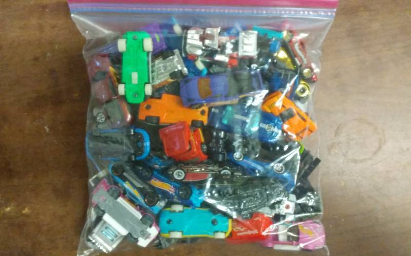 Bag Of 50 Assorted Hot Wheels Cars