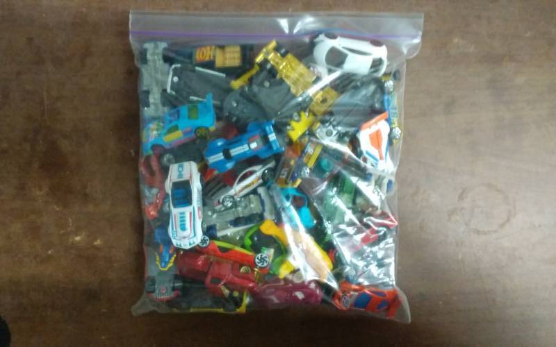 Bag Of 50 Assorted Hot Wheels Cars