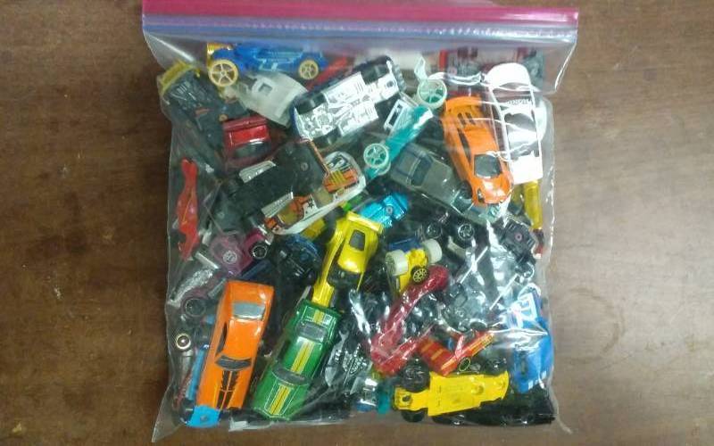 Bag Of 50 Assorted Hot Wheels Cars