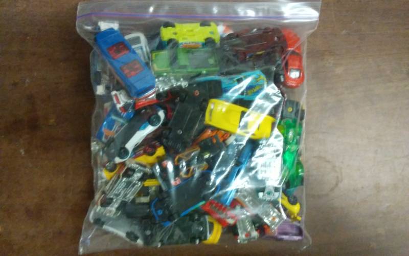 Bag Of 50 Assorted Hot Wheels Cars