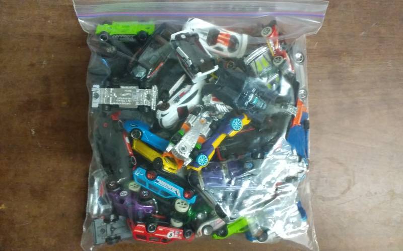 Bag Of 50 Assorted Hot Wheels Cars