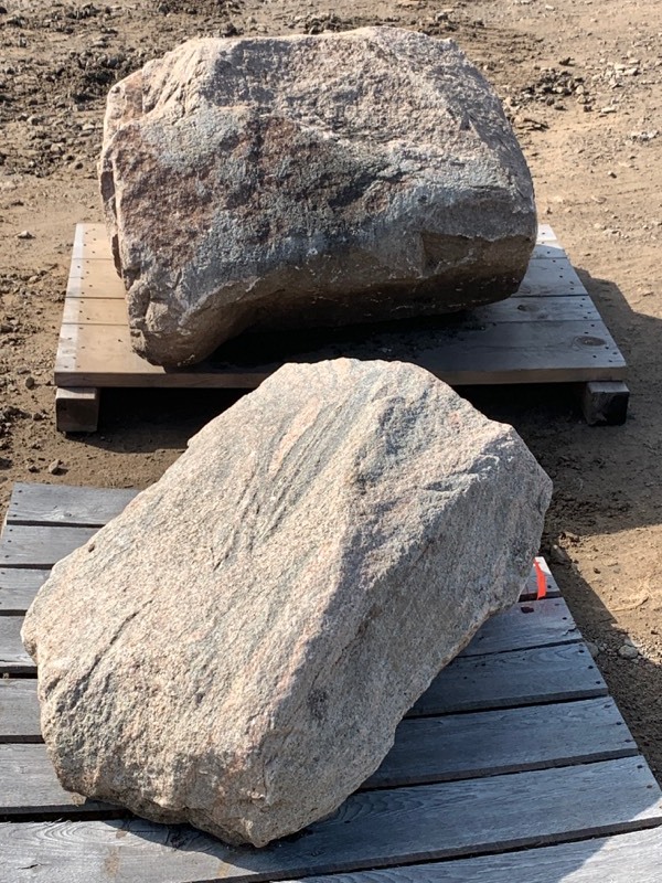 Lot Of (2) Landscape  Accent Boulders