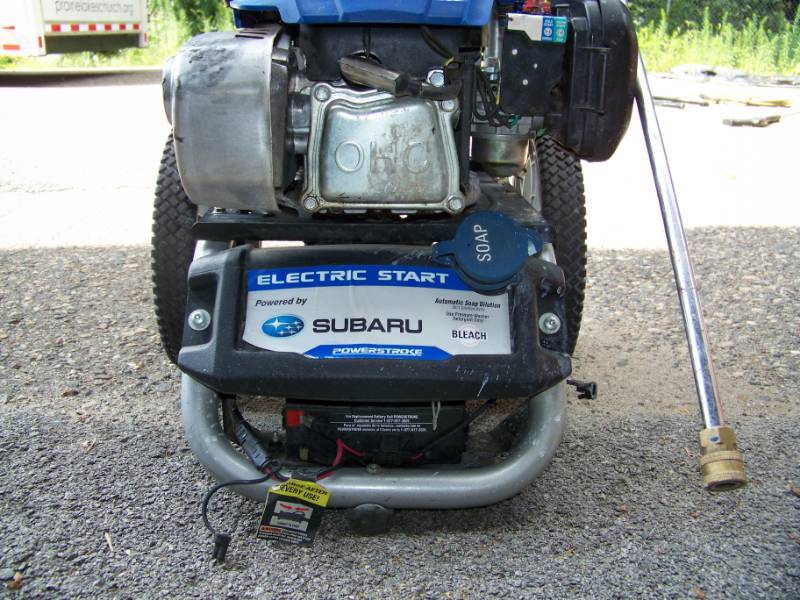 lot 12 image: PowerStroke, Powered by Subaru, Gas & Electric Power  Pressure Washer