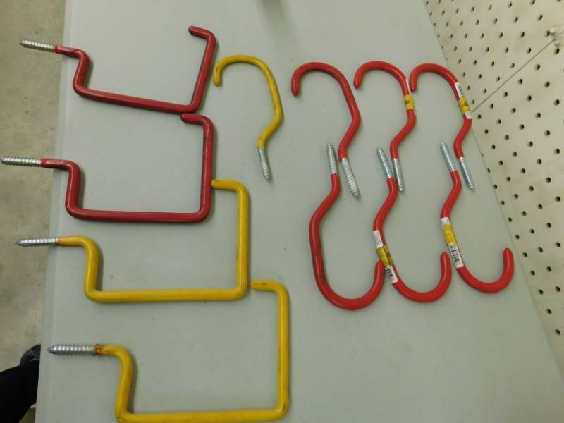 lot 41 image: Set of Ceiling Garage Hooks