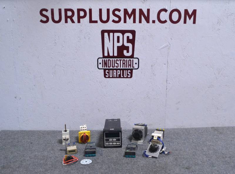 lot 21 image: Omega Controller - Omron Timers & Counters - Rotary Disconnect Switches