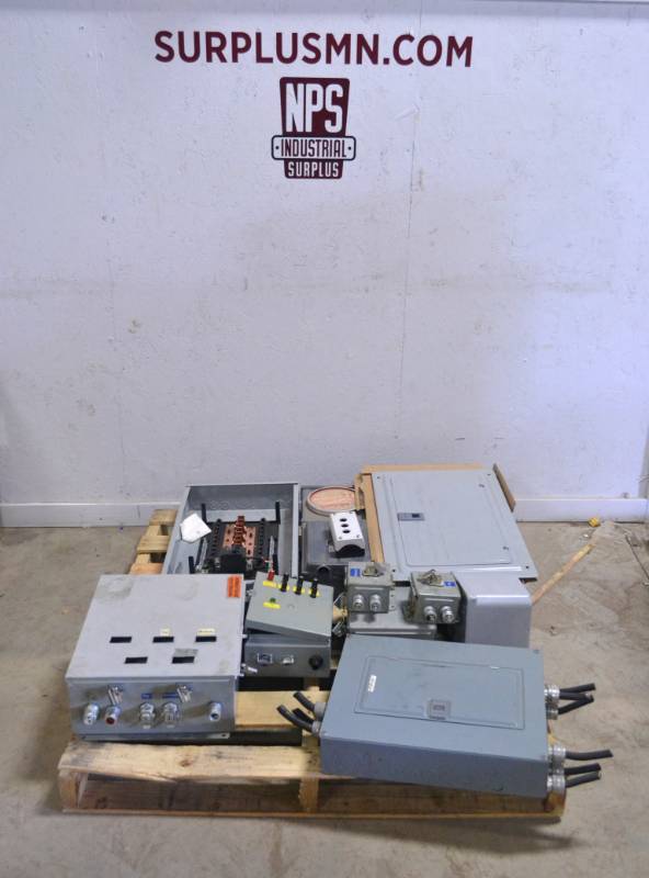 lot 82 image: Pallet of Circuit Breaker Panels and Enclosures