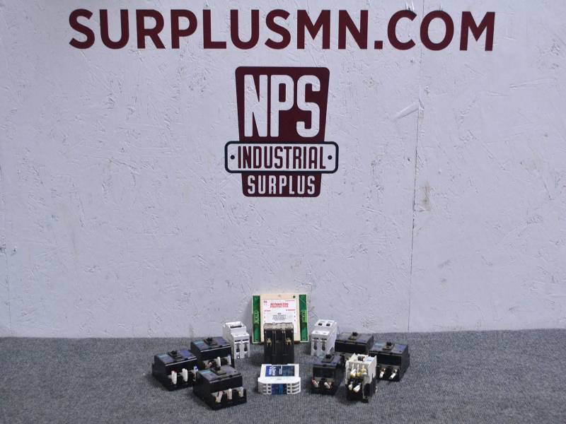 lot 95 image: Lot of Relays  Circuit Breakers  Contactor  DIN Rail Components