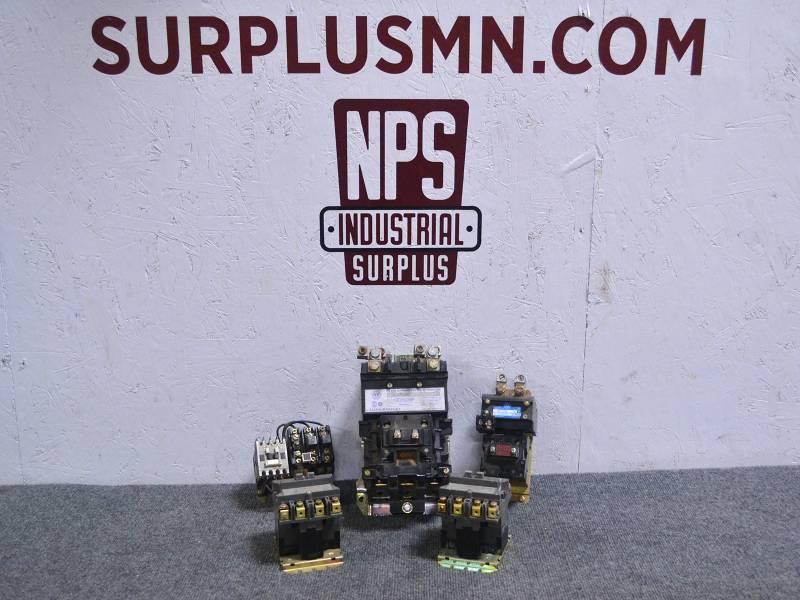 lot 92 image: Lot of Electrical Contactors  Motor Controls