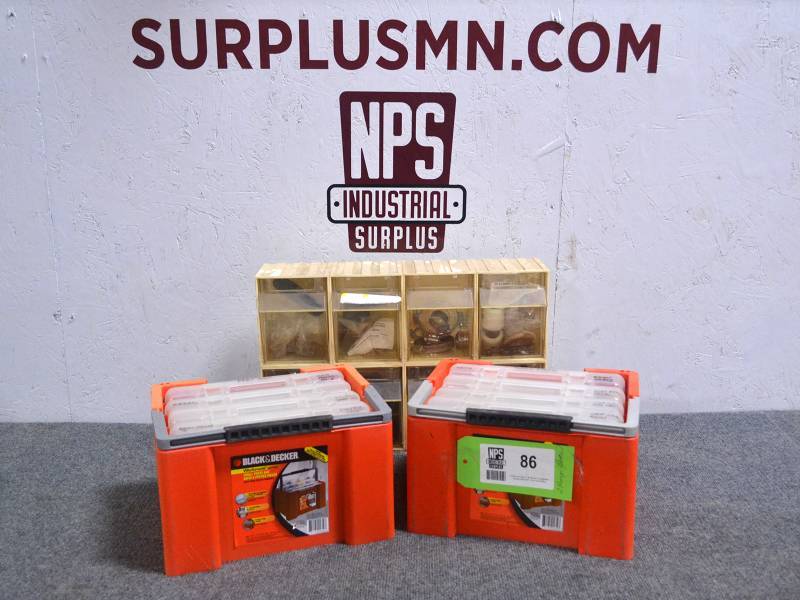 lot 86 image: Lot of Hardware Organizers with Hardware