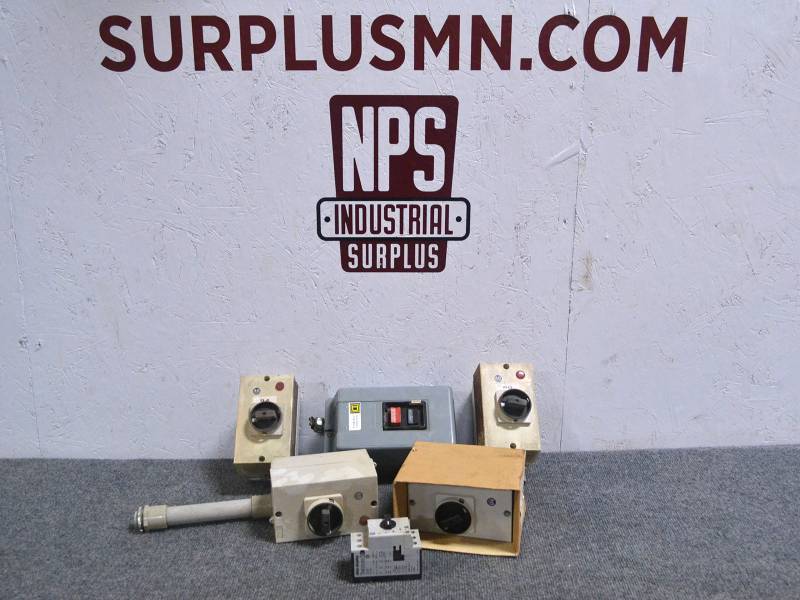 lot 85 image: Allen Bradley Disconnects and Square D Motor Starter
