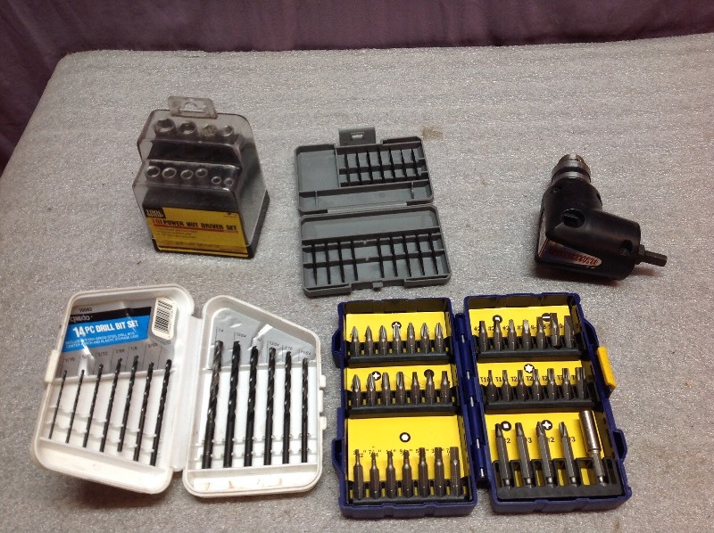lot 58 image: Screwdriver Bit Set & Drill Bit Sets