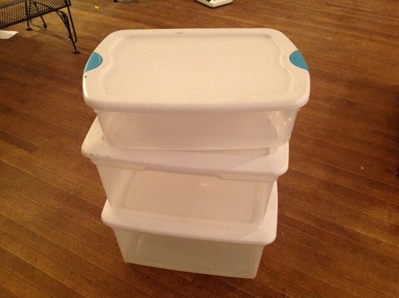 lot 79 image: 3 Totes with Lids