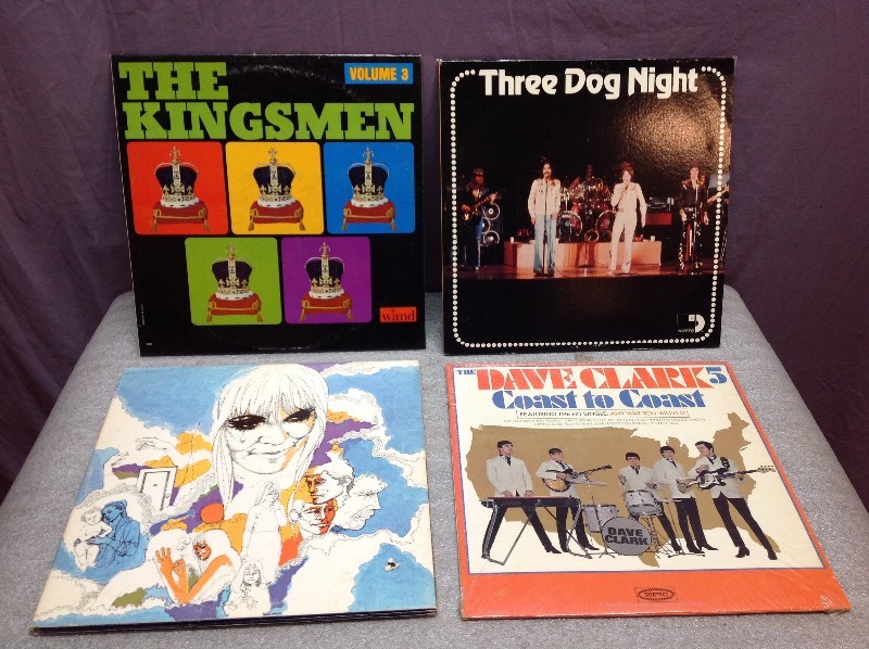 lot 92 image: Three Dog Night, The Kingsmen & Dave Clark 5 Albums