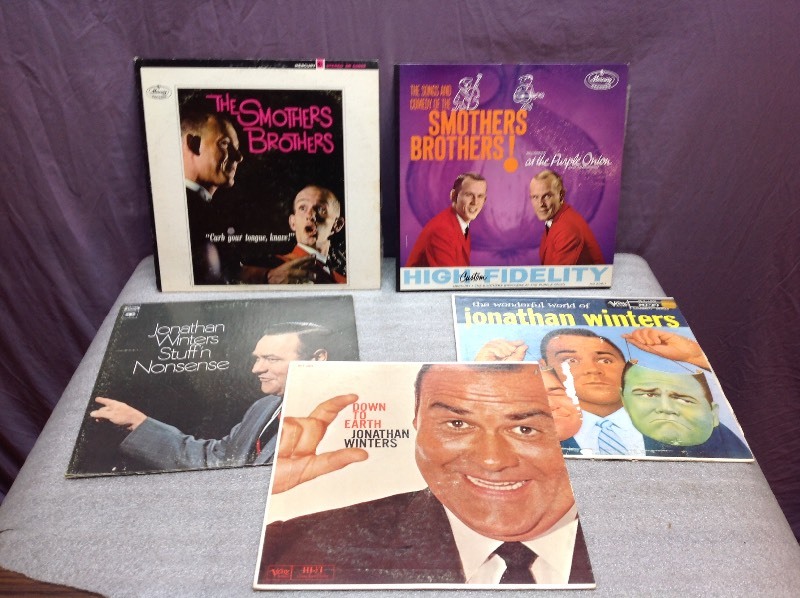 lot 95 image: Comedy Albums - Jonathan Winters, Smothers Brothers