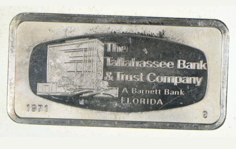 lot 213 image: Sterling Silver Bar