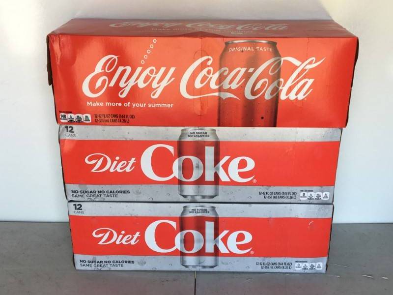 Coke and Diet Coke