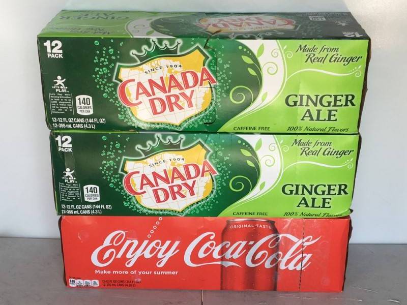 Coke and Ginger Ale