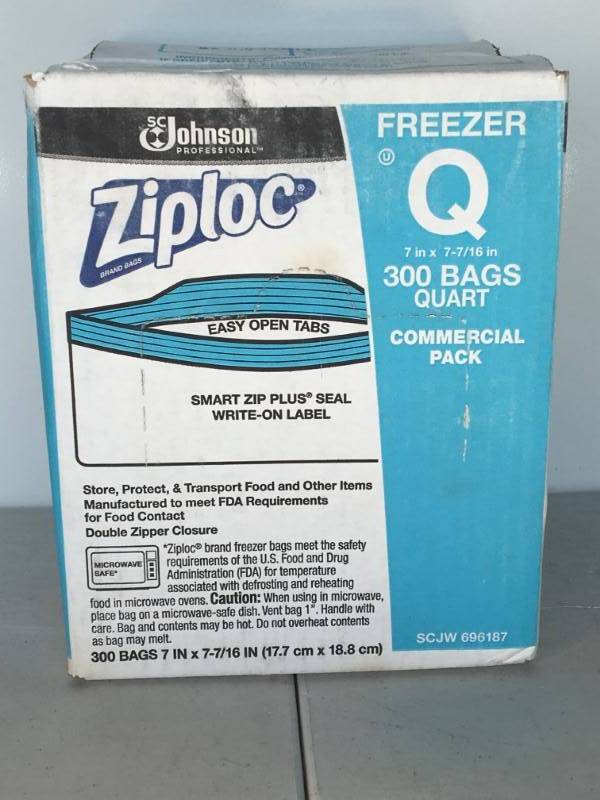 Quart Ziploc Freezer Bags