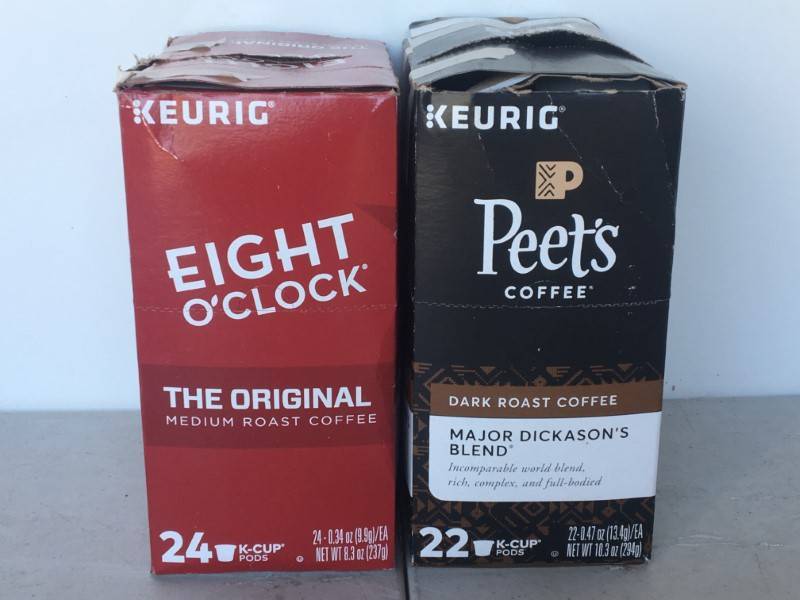 Peets & 8 OClock K-Cups