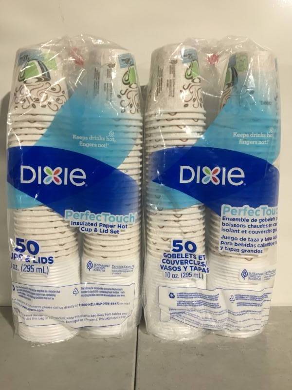 Dixie Coffee Cups and Lids