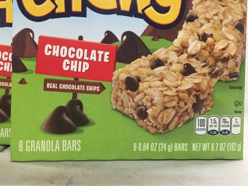 Chocolate Chip Granola Bars