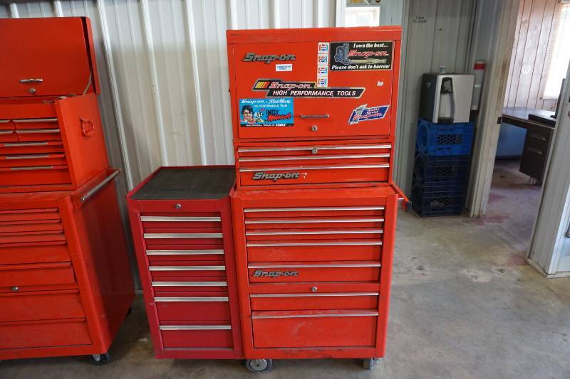 Snap On Tools 26 Drawer 3 Section Stacked Tool Cabinet Huge Snap