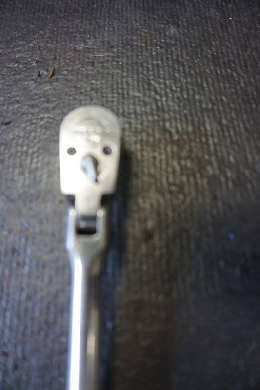 lot 48 image: Snap On Tools Flex Head Ratchet With Off Set Angled Handle